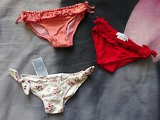 Lot n°2: 3 culottes de maillot de bain slip JACADI taille 6 mois bébé fille Neuf
