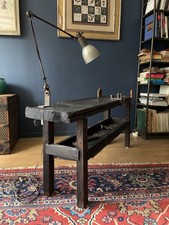 etabli meuble metier indus ancien bijoutier feronnier artiste creation etagere 