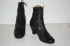 BARON Pour André Bottines à Lacets Cuir Lisse Noir  T 37 ETAT NEUF