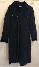 Manteau chaud noir imitation daim T36 WW Mouse (1512027)