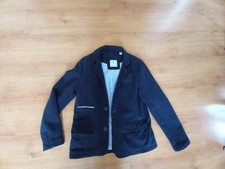 Veste Blazer En Molleton Bleu Marine 12 Ans OKAIDI 