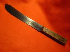 COUTEAU TRES ANCIEN à identifier lame carbonne à depecer BOUCHER