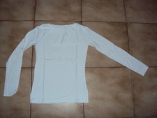 Sous-pull blanc en ML pour fille en 14 ans en TBE