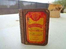 Ancienne Boite Tôle Litho Bouillon Réclame Kub Poule au Pot no émaillée 