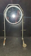 ANCIEN MIROIR SUPPORT DE TOILETTE RASAGE BARBE BARBIER ANNEES 1920 NECESSAIRE 