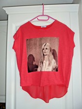 Superbe haut T-shirt haut rose de marque BRIGITTE BARDOT femme taille 38 M neuf