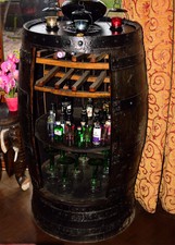 Solide en Bois Chêne Whisky Baril Armoire Guinness de Marque Rustique Boissons