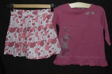 OKAIDI/TAO tenue/ensemble 2 pièces T 4/5 ans jupe+t;shirt