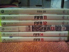 X-BOX 360 Jeux: FIFA 09, FIFA 11, FIFA 12, FIFA 13, FIFA 14 et Fifa 15