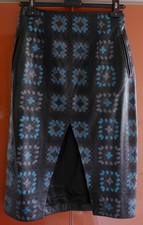 Christopher Kane leather skirt RUNWAY MODEL Jupe en cuir GONNA 