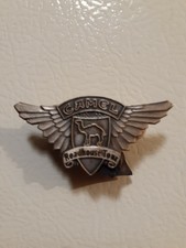 Camel Roadhouse Tour Biker Vest Motorcycle Wings Lapel Pin Back  © 1998 RJRTC