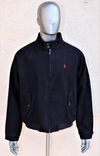 Blouson style Harrington laine bleu marine POLO by RALPH LAUREN taille L