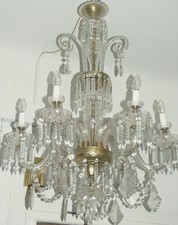 Chandelier Lustre Plafonnier Lustre Château Hôtel Villa Cristal Lampe