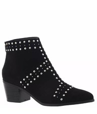 Fergalicous Caviar Black Studded Ankle Boots Size 7 