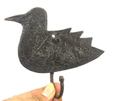 Vieux Oiseau Figurine Mural Crochet Porte Manteau Plateau Serviette Cintre