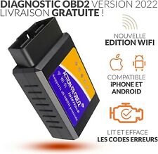 OBD2 WiFi + Support Francais 7/7J - LIT ET EFFACE Les Codes ERREURS ! Vendeur FR