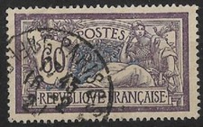 FRANCE - TYPE MERSON N° 144 OBLITERE PARIS