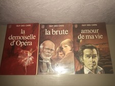 Lot 3 livres de poche J'ai lu - Romans Guy des Cars - Bon état