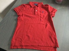Polo RALPH LAUREN taille 8/10 ans rouge comme neuf