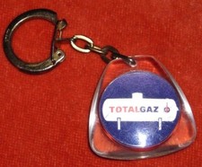 Porte-clés Key ring GAZ TOTAL = TOTALGAZ citerne ou bonbonne 