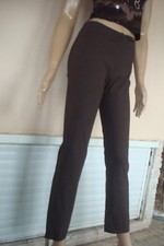 PANTALON JEGGING MARRON  LA CITY  T 36/38  NEUF 