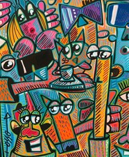 Art Osso artiste contemporain art moderne peinture décalée tableau singulier 