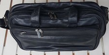 Sac à Dos PC Portable 15" bandoulière et à main, FRANCINEL Cuir Vachette Noir