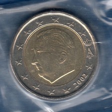 Belgique - 2002 - 2 euro FDC provenant coffret BU 100000 exemplaires
