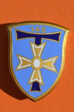 insigne émaillé 148ème Bataillon Transmission Trier Trèves - DRAGO H.714
