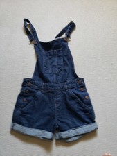 salopette courte femme Combishort en jean Camaïeu taille 36