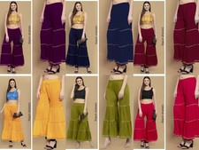 Lourd Rayon Sharara Gota Patti Travail Neuf Motif Palazzo Casual Femme Wear ML08