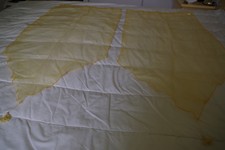 Rideau Voilage  2 x 60 x 120 cm par Lot de 4 en diverses couleurs avec pompons