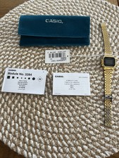Montre En Boîte -  CASIO Retro Digital Steel Gold C Bracelet WATCH 3284-LA680W