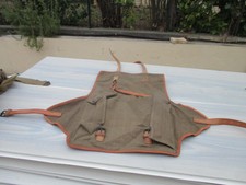 ANCIEN SAC SACOCHE CEINTURE ANCIENNE MAIS NEUVE CUIR ET TOILE