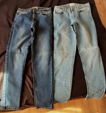 Lot 2 Jeans Slim Neufs 10 Ans Fille