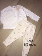 Zara 6 9 MOIS / Ensemble Tshirt + Legging Jegging  TBE