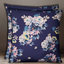 Place Floral Violet Housse De Coussin En Popeline De Coton Coussin Case Throw