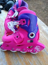 Roller Enfant Taille 28-29-30 Fille avec 2 jeux de protection Genou-Coude-Main