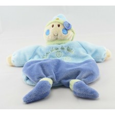 Doudou marionnette lutin bleu vert spirale REVE DE BEBE - Poupée, Lutin Marionne