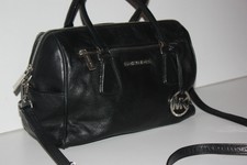 MICHAEL KORS  Sac Cabas Cuir Lisse Souple Noir Bandoulière TBE