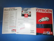 N°15209  : CITROEN AX Kway dépliant en français 03.1988