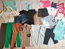 Lot2 fille 12/14ans robes jupe pantalons pantacourts shorts T-shirts débardeurs