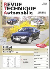 revues techniques automobile  AUDI A 4 (01 / 2008 ) diesel 2.0 T d I  143 ch