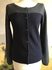 Gilet 100 % laine et cachemire MONOPRIX taille 0 ou 36 en TBE.