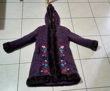 blouson hiver vynil fraise taille 10 ans ..