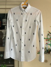 haut chemise polo ralph lauren femme fille ado taille S 34 / 36 comme neuve