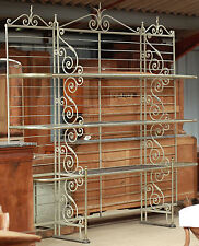 Grille de boulanger Panetière Fer forgé et fonte MONTCEAU les MINES Début xxème 