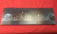 ►MAGNIFIQUE TABLEAU DECORATION NEW YORK BUILDING ETATS UNIS TRADER USA LUXE TOP◄