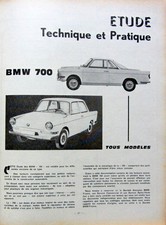 1964-11 BMW 700 REVUE TECHNIQUE RTA TOUS MODELES 
