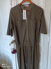 Combinaison pantalon Kaki Modern line jersey polyester T 38